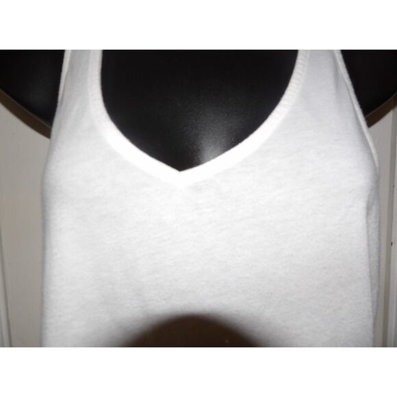 BDG for Urban Outfitters Solid white racerback Tank Top S - Picture 2 of 4